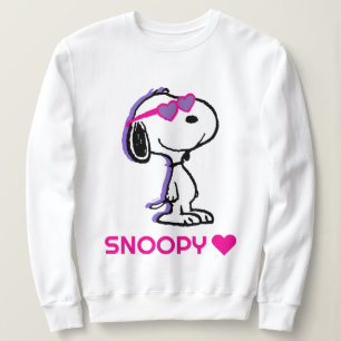 Erdnüsse Sonnenbrille aus dem Snoopy Herz Sweatshirt