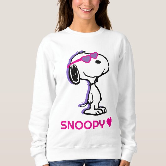 Erdnüsse | Sonnenbrille aus dem Snoopy Herz Sweatshirt (Vorderseite)