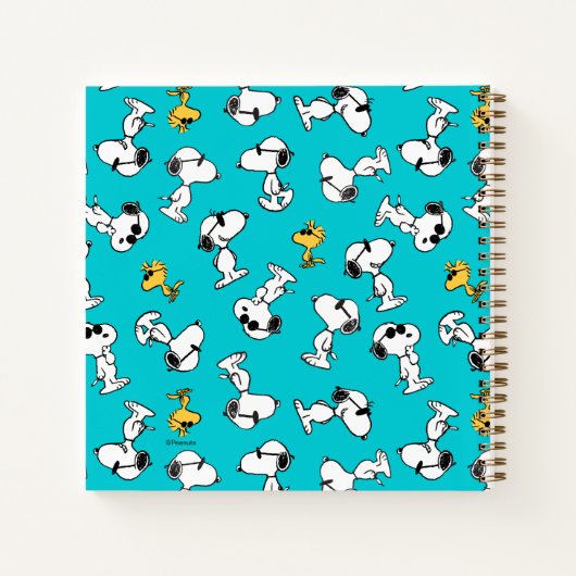 Erdnüsse | Sonnenbrille Muster Notizblock (Rückseite)