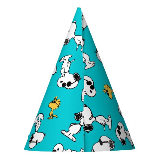 Erdnüsse | Sonnenbrille Muster Partyhütchen (Rückseite)