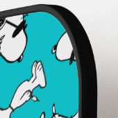 Erdnüsse | Sonnenbrille Muster Pickleball Schläger (Linke Seite)