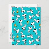 Erdnüsse | Sonnenbrille Muster Postkarte (Vorne/Hinten)