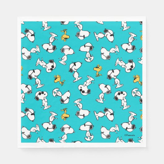 Erdnüsse | Sonnenbrille Muster Serviette (Vorderseite)