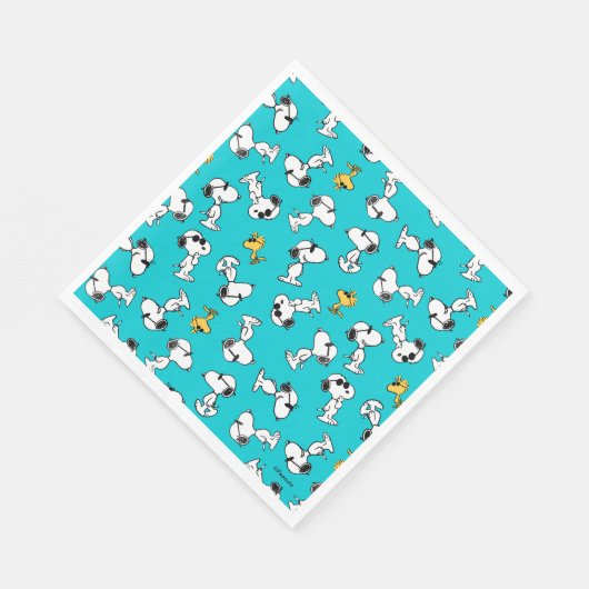 Erdnüsse | Sonnenbrille Muster Serviette (Ecke)