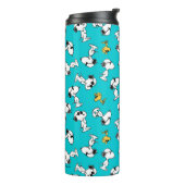 Erdnüsse | Sonnenbrille Muster Thermosbecher (Nach links gedreht)