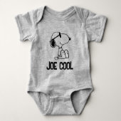 Erdnüsse | Sonnenbrille Snoopy Smile Baby Strampler (Vorderseite)