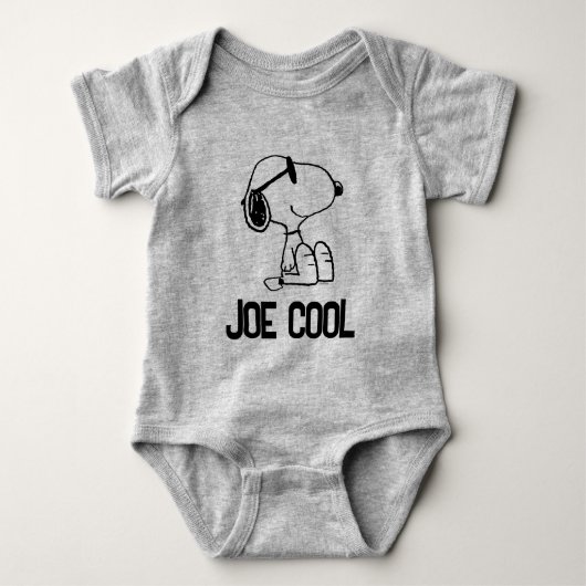 Erdnüsse | Sonnenbrille Snoopy Smile Baby Strampler (Vorderseite)