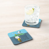 Erdnüsse | Sonnentag Rainy Day Half & Halb Getränkeuntersetzer (Rechte Seite)