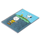 Erdnüsse | Sonnentag Rainy Day Half & Halb Notizblock (Linke Seite)