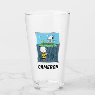 Erdnüsse Sonniger Tag Regnerischer Tag Halb & Ha Glas