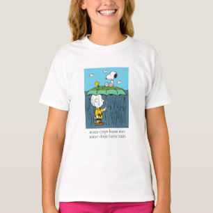 Erdnüsse Sonniger Tag Regnerischer Tag Halb & Ha T-Shirt