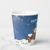 Erdnüsse | Space Birthday Pappbecher (Vorderseite)