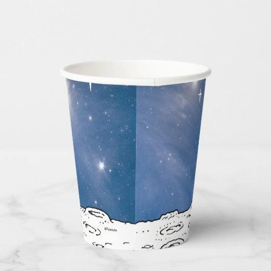 Erdnüsse | Space Birthday Pappbecher (Rechts)