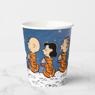 Erdnüsse Space Birthday Pappbecher