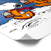 Erdnüsse | Space Birthday Poster (Ecke)