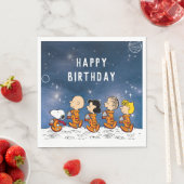 Erdnüsse | Space Birthday Serviette (Beispiel)