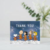 Erdnüsse | Space Birthday Vielen Dank Postkarte (Stehend Vorderseite)