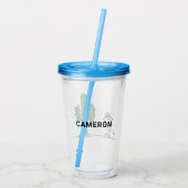 Erdnüsse | Spike Decorations für den Urlaub Acryltrinkbecher (Rückseite)