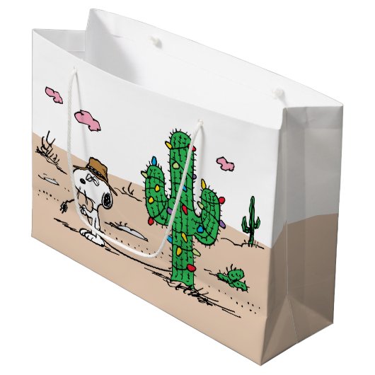 Erdnüsse | Spike Decorations für den Urlaub Große Geschenktüte (Vorderseite Schrägansicht)