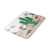 Erdnüsse | Spike Decorations für Weihnachten Badematte (Schrägansicht)