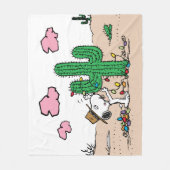 Erdnüsse | Spike Decorations für Weihnachten Fleecedecke (Vorderseite)