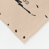 Erdnüsse | Spike Decorations für Weihnachten Fleecedecke (Ecke)