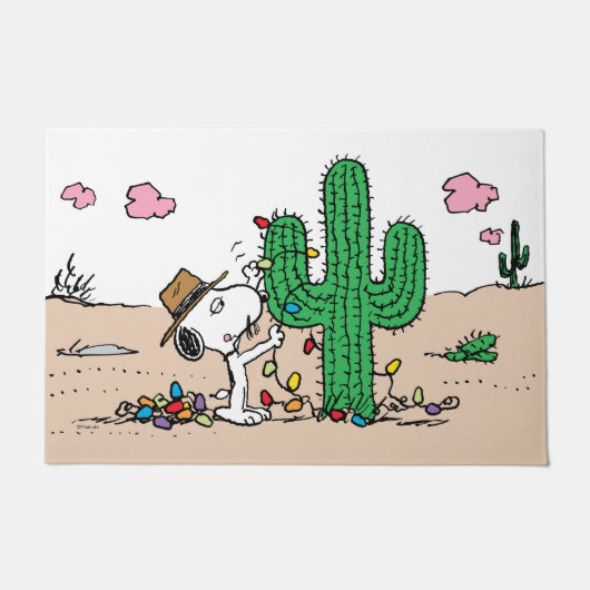 Erdnüsse | Spike Decorations für Weihnachten Fußmatte (Vorderseite)