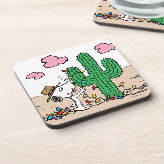 Erdnüsse | Spike Decorations für Weihnachten Getränkeuntersetzer (Linke Seite)