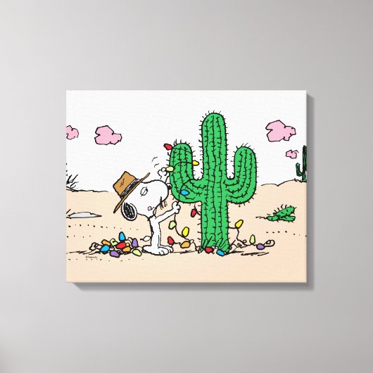 Erdnüsse | Spike Decorations für Weihnachten Leinwanddruck (Vorderseite)