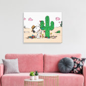 Erdnüsse | Spike Decorations für Weihnachten Leinwanddruck (Insitu (Wohnzimmer))