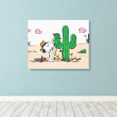 Erdnüsse | Spike Decorations für Weihnachten Leinwanddruck (Insitu (Holzboden))