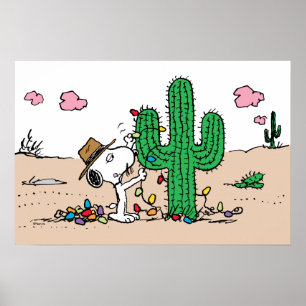 Erdnüsse   Spike Decorations für Weihnachten Poster