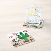 Erdnüsse | Spike Decorations für Weihnachten Rechteckiger Pappuntersetzer (Vor Ort)