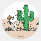 Erdnüsse | Spike Decorations für Weihnachten Runder Aufkleber (Vorderseite)