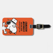 Erdnüsse | Spike Lächeln Gepäckanhänger (Vorderseite horizontal)