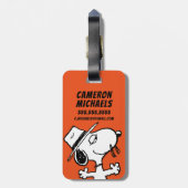 Erdnüsse | Spike Lächeln Gepäckanhänger (Rückseite vertikal)