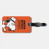 Erdnüsse | Spike Lächeln Gepäckanhänger (Rückseite horizontal)