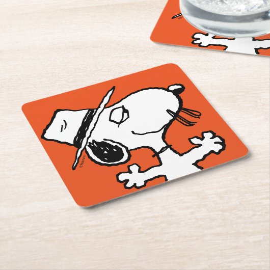 Erdnüsse | Spike Lächeln Rechteckiger Pappuntersetzer (angewinkelt)