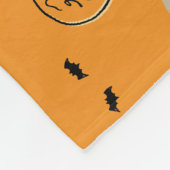 Erdnüsse | Spooky Crew Halloween Muster Fleecedecke (Ecke)