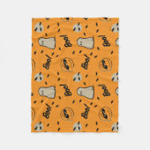 Erdnüsse | Spooky Crew Halloween Muster Fleecedecke (Vorderseite)