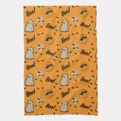 Erdnüsse | Spooky Crew Halloween Muster Geschirrtuch (Vertikal)