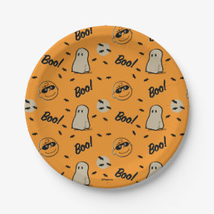 Erdnüsse   Spooky Crew Halloween Muster Pappteller