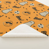 Erdnüsse | Spooky Crew Halloween Muster Sherpadecke (3/4)