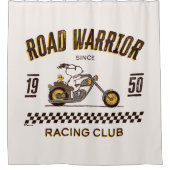 Erdnüsse | Straßenkämpfer für Snoopy und Holz Duschvorhang (Vorderseite)