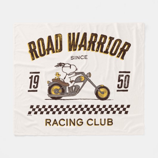 Erdnüsse | Straßenkämpfer für Snoopy und Holz Fleecedecke (Vorderseite (Horizontal))