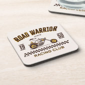 Erdnüsse | Straßenkämpfer für Snoopy und Holz Getränkeuntersetzer (Linke Seite)