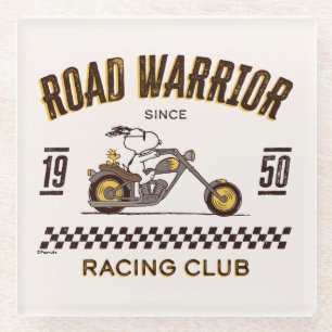 Erdnüsse   Straßenkämpfer für Snoopy und Holz Glasuntersetzer