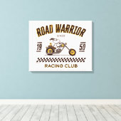 Erdnüsse | Straßenkämpfer für Snoopy und Holz Leinwanddruck (Insitu (Holzboden))