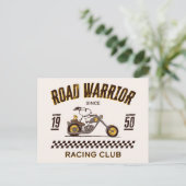 Erdnüsse | Straßenkämpfer für Snoopy und Holz Postkarte (Stehend Vorderseite)