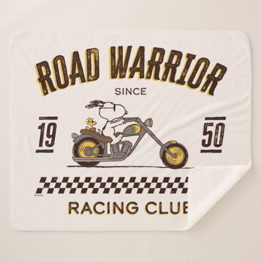 Erdnüsse | Straßenkämpfer für Snoopy und Holz Sherpadecke (Vorderseite (Horizontal))